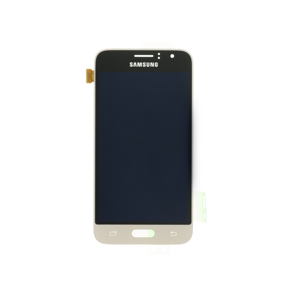 LCD-display + Touch Unit Samsung Galaxy J1 2016 J120 - Guld (Service Pack)