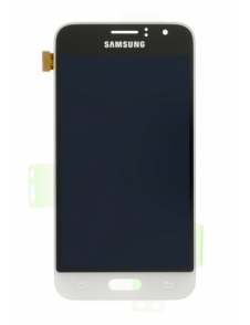 LCD-display + Touch Unit Samsung Galaxy J1 2016 J120 - Vit (Service Pack)