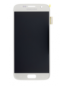 LCD-skärm + Touch Unit Samsung Galaxy S7 G930 - Silver (Service Pack)