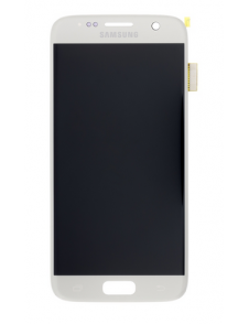 LCD-skärm + Touch Unit Samsung Galaxy S7 G930 - Silver (Service Pack)