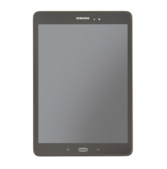 LCD-display + Touch Unit + Front Cover Samsung Galaxy TAB A 9.7 T550 - Svart (Service Pack)
