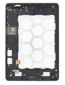 LCD-display + Touch Unit + Front Cover Samsung Galaxy TAB A 9.7 T550 - Svart (Service Pack)