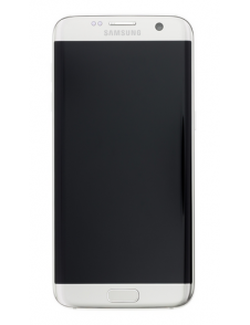 LCD-skärm + Touch Unit Samsung Galaxy S7 Edge G935 - Silver (Service Pack)