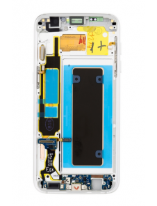 LCD-skärm + Touch Unit Samsung Galaxy S7 Edge G935 - Silver (Service Pack)