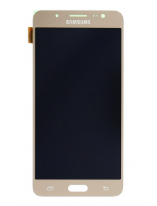 LCD-display + Touch Unit Samsung Galaxy J5 2016 J510 - Guld (Service Pack)