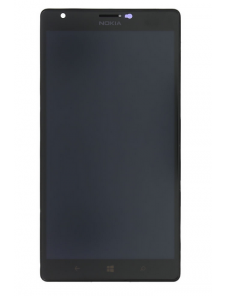 Touch Unit + LCD-display + Framsida Nokia Lumia 1520 - Svart