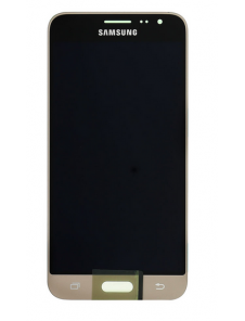 LCD-display + Touch Unit Samsung Galaxy J3 2016 J320 - Guld (Service Pack)