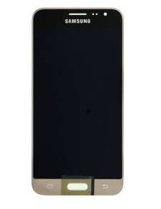 LCD-display + Touch Unit Samsung Galaxy J3 2016 J320 - Guld (Service Pack)