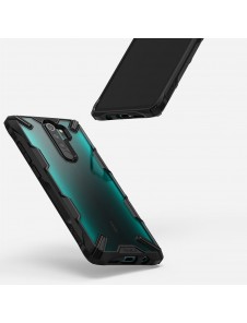 Ringke Fusion X slitstark PC-fodral med TPU-stötfångare för Xiaomi Redmi Note 8 Pro - Svart