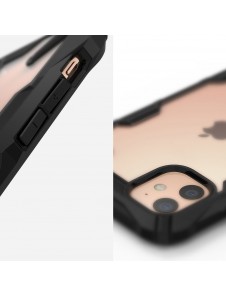 Ringke Fusion X Matt hållbart PC-fodral med TPU-stötfångare för iPhone 11 - Svart