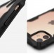 Ringke Fusion X Matt hållbart PC-fodral med TPU-stötfångare för iPhone 11 - Svart