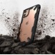 Ringke Fusion X Matt hållbart PC-fodral med TPU-stötfångare för iPhone 11 - Svart