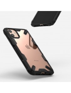 Ringke Fusion X Matt hållbart PC-fodral med TPU-stötfångare för iPhone 11 - Svart