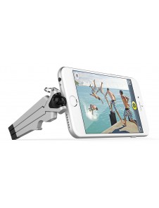 Kenu Stance, Tripod Phone Stand till iPhone 10, X, 8, 8 Plus, 7 Plus, 7, 6s Plus, 6s, 6 Plus, 6, SE - Silver / Svart