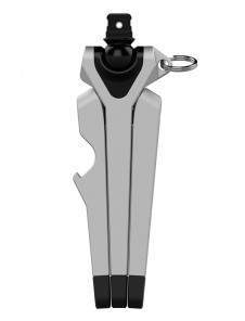 Kenu Stance, Tripod Phone Stand till iPhone 10, X, 8, 8 Plus, 7 Plus, 7, 6s Plus, 6s, 6 Plus, 6, SE - Silver / Svart