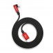 Baseus MVP Elbow USB Type C Strömförsörjning / blixtkabel PD 18W 2m - Röd(CATLMVP-B09)