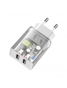 USB 1-utgång: DC 5V / 2A Max.
