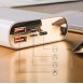 Med dubbel USB-utgång och PD Type-C-ingång / -utgång + Micro USB-ingång + Lightning
