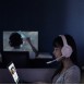 Hörlurar med RGB-färg ljuscykel andningseffekt, skapar en fantastisk spelatmosfär