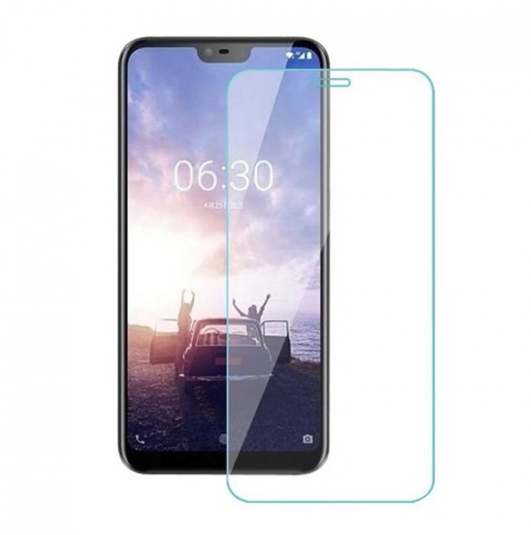 JollyFX Nokia X6 (2018) Skärmskydd Screen Protector Premium Tempered Glass Panzer Glass
