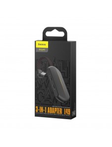Namn: 3-i-1 typ-c hane till dubbla typ c & 3,5 mm honadapter L49