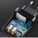 USB 2-utgång: DC 5V / 3A, 9V / 2A, 12V / 1.5A