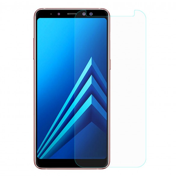 JollyFX Samsung Galaxy A8 Plus (2018) Skärmskydd Screen Protector Premium Tempered Glass Panzer Glass Screen Protector