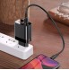 En högkvalitativ kompakt USB-laddare med EU-kontakt