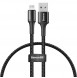 USB / blixtkabel med LED-ljus