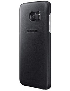 Samsung EF-VG935LBEGWW Läderskal till Samsung Galaxy S7 Edge - Svart