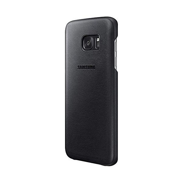 Samsung EF-VG935LBEGWW Läderskal till Samsung Galaxy S7 Edge - Svart