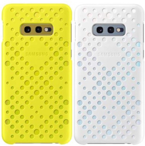 Samsung mönsterfodral Samsung Galaxy S10e (EF-XG970CWEGWW) - Vit / Gelb