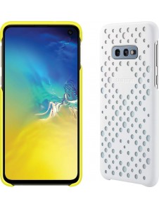 Samsung mönsterfodral Samsung Galaxy S10e (EF-XG970CWEGWW) - Vit / Gelb