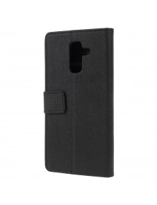 JollyFX Plånboksläderfodral till Samsung Galaxy A6 Plus (2018) - Svart