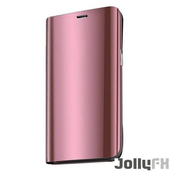 JollyFX Clear View Case skal till Samsung Galaxy A51 - Rosa