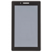 Lenovo Tab 3.7 710 Essential LCD-display + Touch Unit - Svart