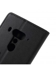 JollyFX Plånboksläderfodral till HTC U12 Plus - Svart