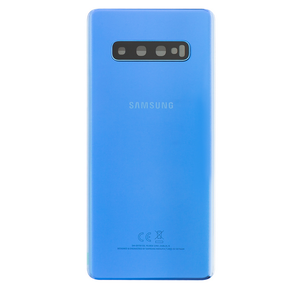 Samsung Galaxy S10 Plus G975 Batterilucka Prism - Blå (Service Pack)