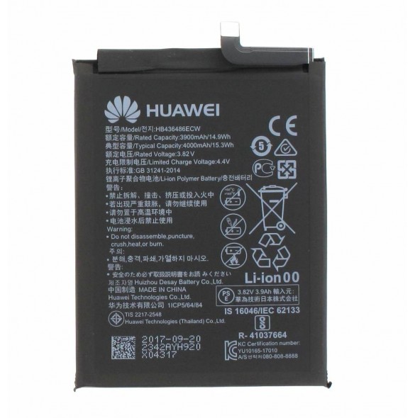 Huawei HB436486ECW Batteri till Huawei Mate 10 Pro, Huawei P20 Pro Li-Ion 3900mAh