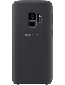 Samsung EF-PG960TBEGWW Silikon täcka grått för G960 Galaxy S9 - Svart