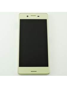 LCD-display + Touch Unit + Framsida Sony Xperia X F5121 - Lime