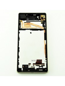 LCD-display + Touch Unit + Framsida Sony Xperia X F5121 - Lime