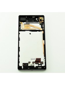 LCD-display + Touch Unit + Framsida Sony Xperia X F5121 - Vit