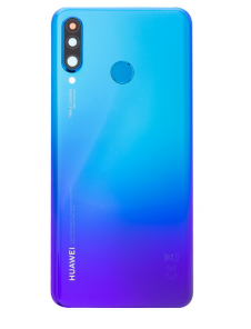 Huawei P30 Lite Batterilucka - Påfågelblå (Service Pack)