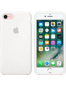 Apple MMWF2ZM/A Silicone Case till iPhone 7, iPhone 8 - Vit