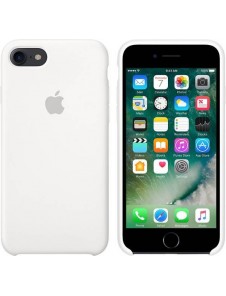 Apple MMWF2ZM/A Silicone Case till iPhone 7, iPhone 8 - Vit