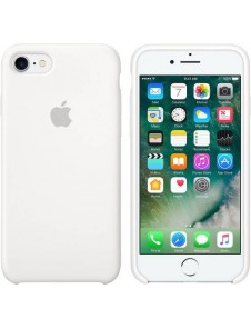 Apple MMWF2ZM/A Silicone Case till iPhone 7, iPhone 8 - Vit
