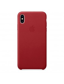 Apple MRWQ2ZM/A Läder Skyddande till iPhone XS Max - Röd