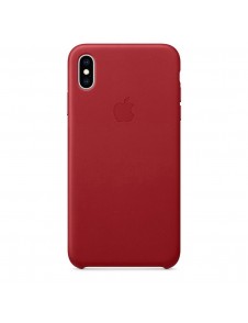 Apple MRWQ2ZM/A Läder Skyddande till iPhone XS Max - Röd