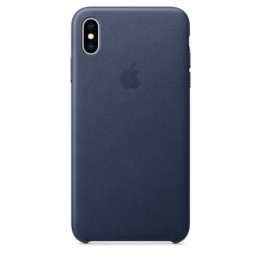 Apple MRWU2ZM/A Läder Skyddande till iPhone XS Max - Midnight Blue